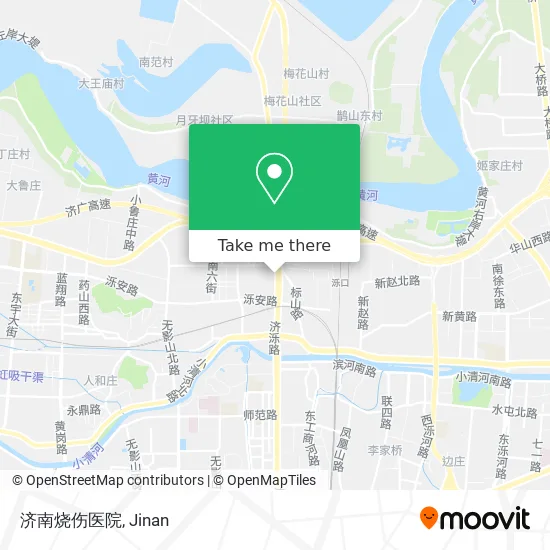 济南烧伤医院 map