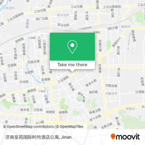 济南皇苑国际时尚酒店公寓 map