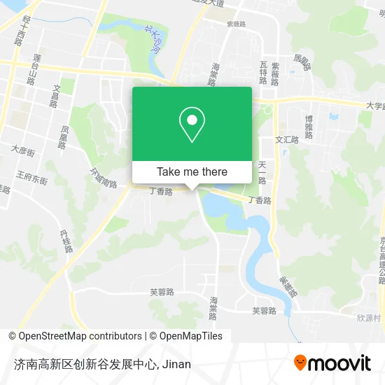 济南高新区创新谷发展中心 map
