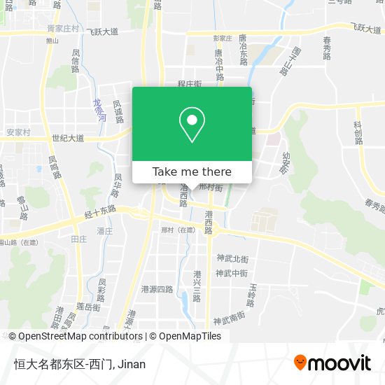 恒大名都东区-西门 map