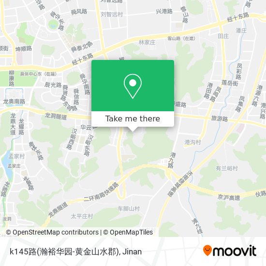k145路(瀚裕华园-黄金山水郡) map