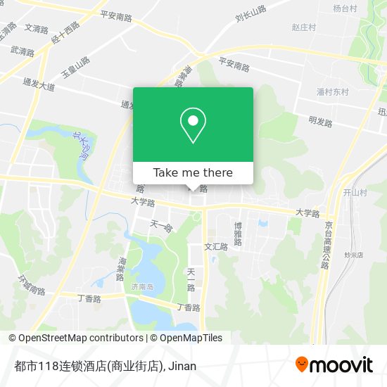 都市118连锁酒店(商业街店) map