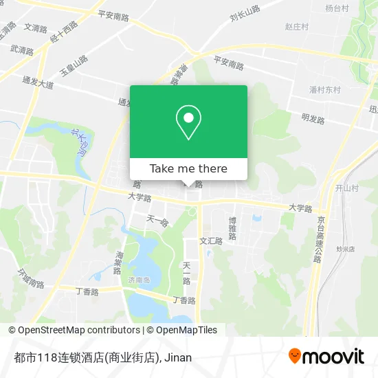 都市118连锁酒店(商业街店) map