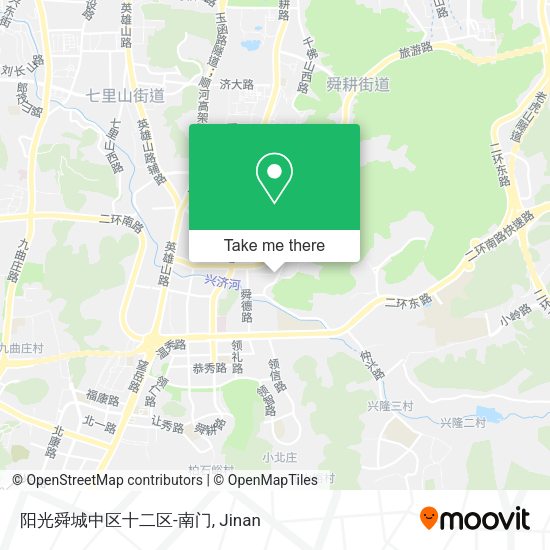 阳光舜城中区十二区-南门 map