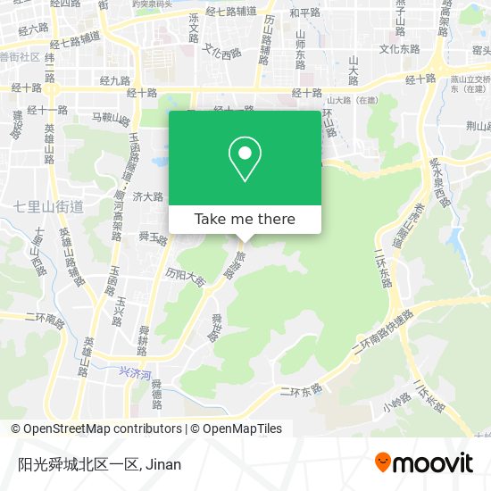 阳光舜城北区一区 map