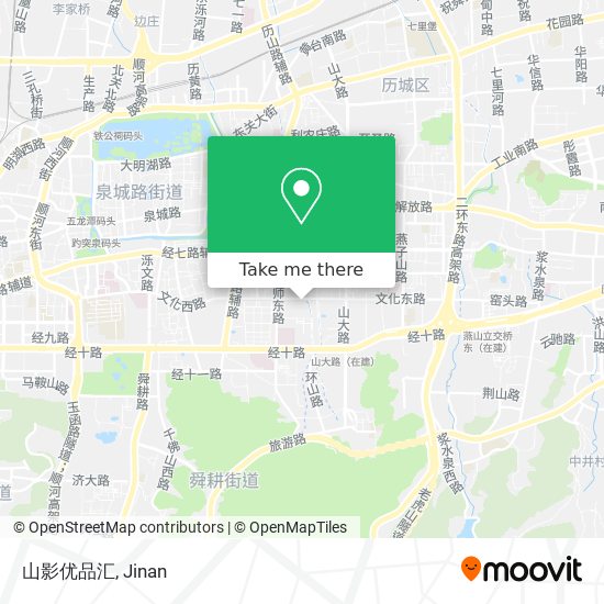 山影优品汇 map