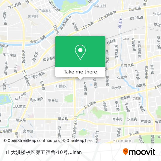 山大洪楼校区第五宿舍-10号 map