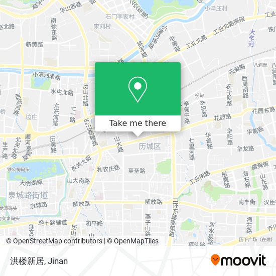 洪楼新居 map