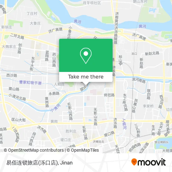 易佰连锁旅店(泺口店) map
