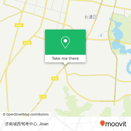 济南城西驾考中心 map