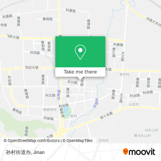 孙村街道办 map
