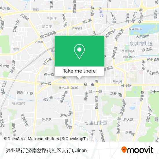 兴业银行(济南岔路街社区支行) map