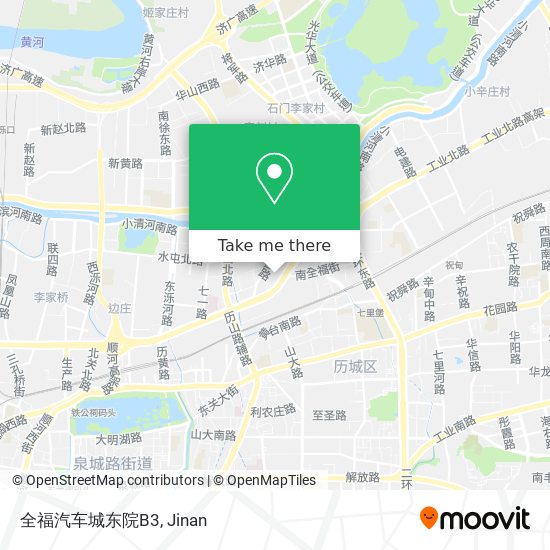 全福汽车城东院B3 map