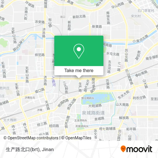 生产路北口(brt) map