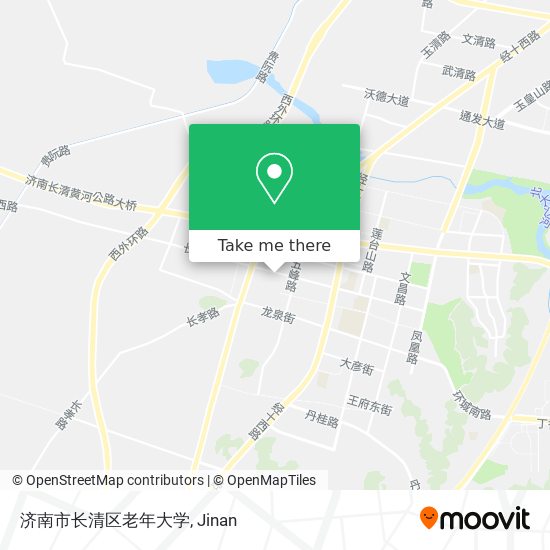 济南市长清区老年大学 map