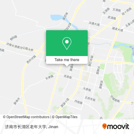 济南市长清区老年大学 map