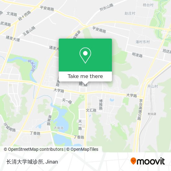 长清大学城诊所 map