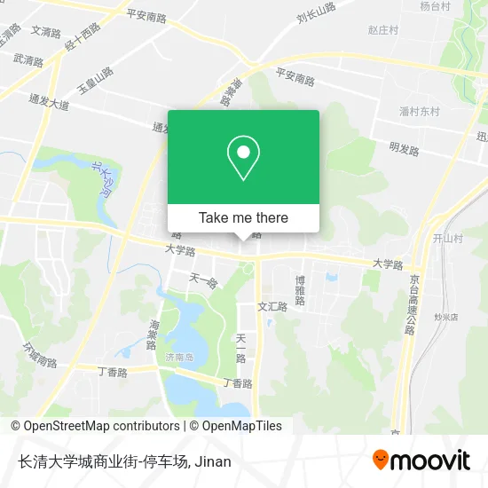长清大学城商业街-停车场 map
