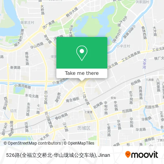 526路(全福立交桥北-华山珑城公交车场) map