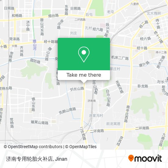 济南专用轮胎火补店 map