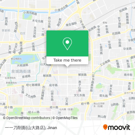 一一刀削面(山大路店) map