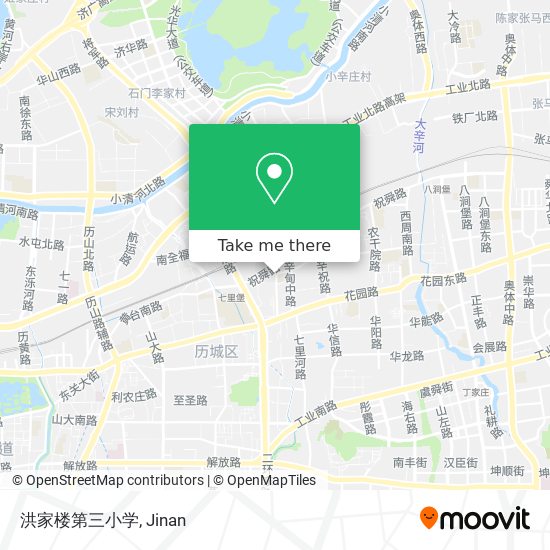 洪家楼第三小学 map