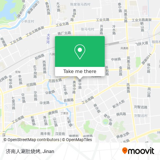 济南人涮肚烧烤 map