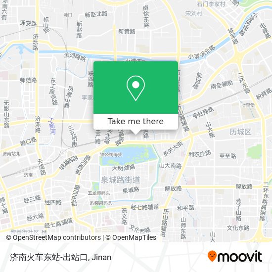 济南火车东站-出站口 map