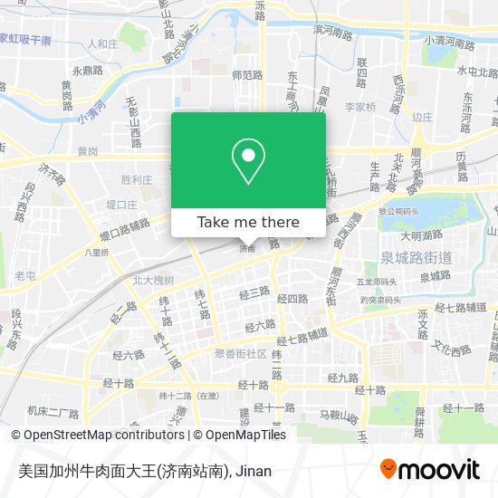 美国加州牛肉面大王(济南站南) map