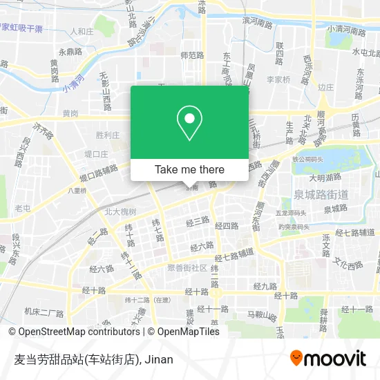 麦当劳甜品站(车站街店) map