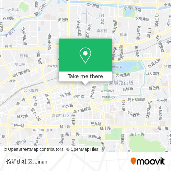 馆驿街社区 map