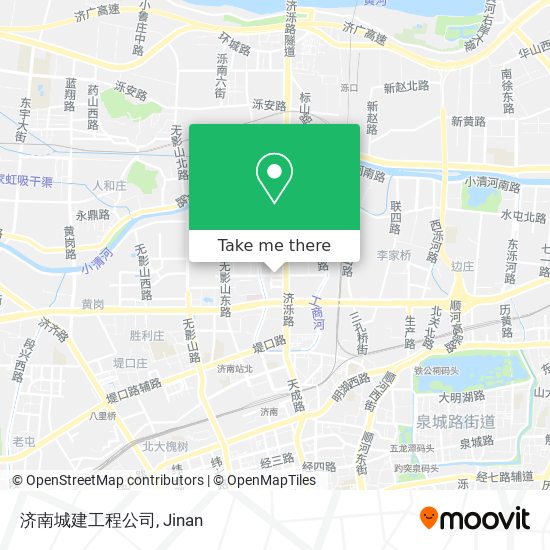 济南城建工程公司 map