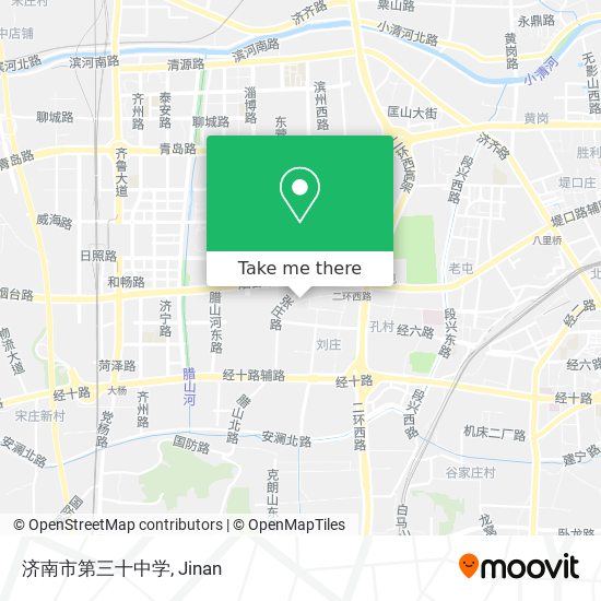 济南市第三十中学 map