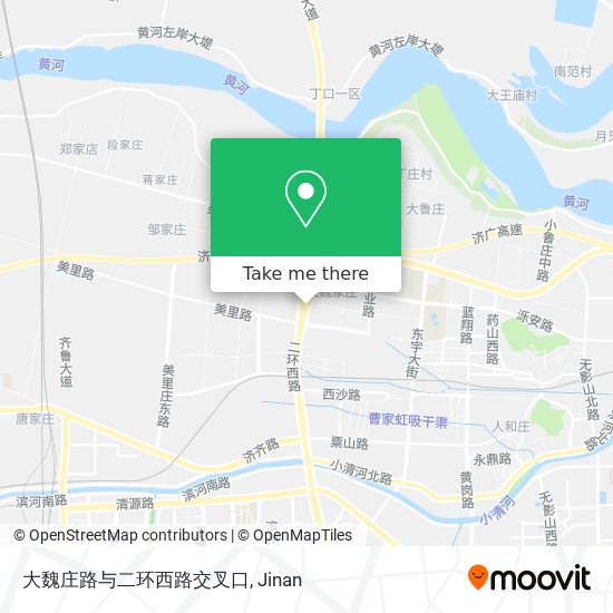 大魏庄路与二环西路交叉口 map