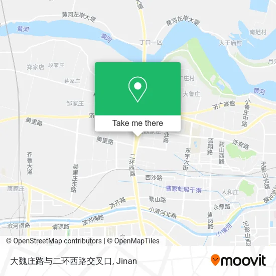 大魏庄路与二环西路交叉口 map