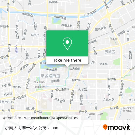 济南大明湖一家人公寓 map