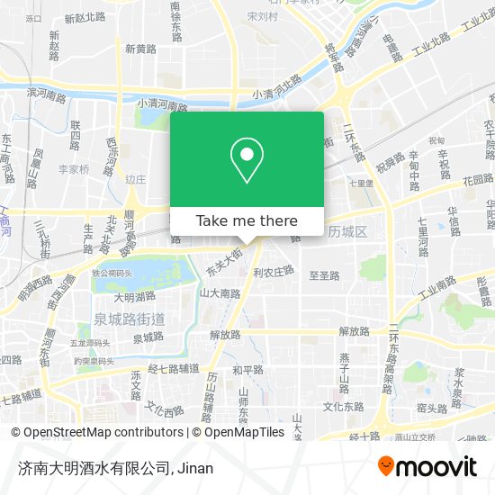 济南大明酒水有限公司 map
