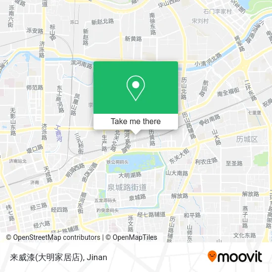 来威漆(大明家居店) map