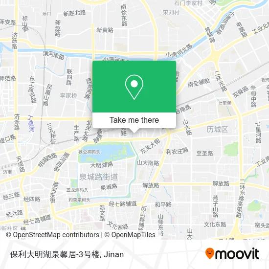 保利大明湖泉馨居-3号楼 map