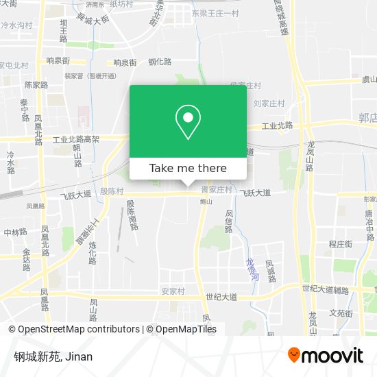 钢城新苑 map