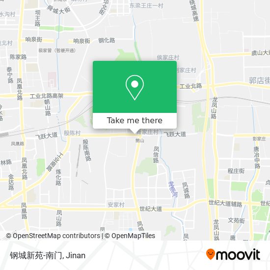钢城新苑-南门 map