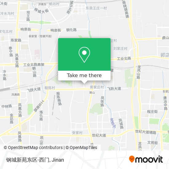 钢城新苑东区-西门 map