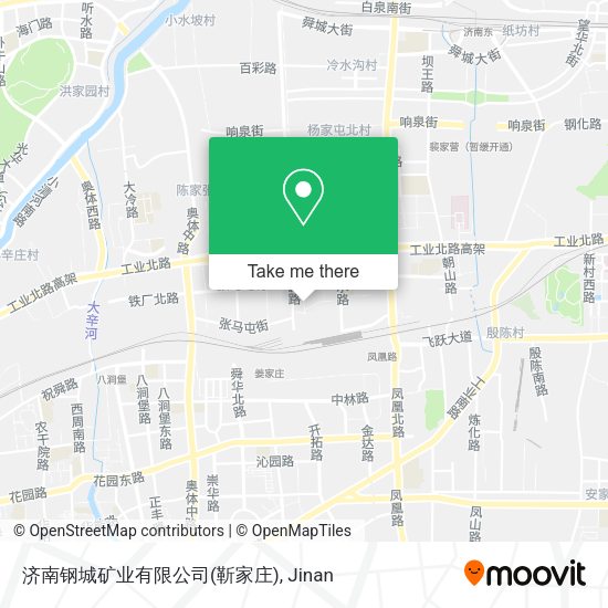 济南钢城矿业有限公司(靳家庄) map