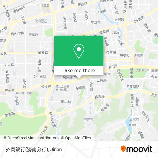 齐商银行(济南分行) map