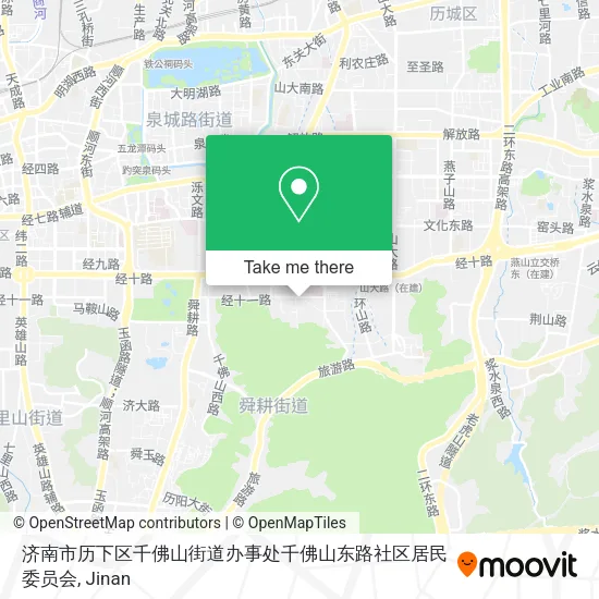 济南市历下区千佛山街道办事处千佛山东路社区居民委员会 map