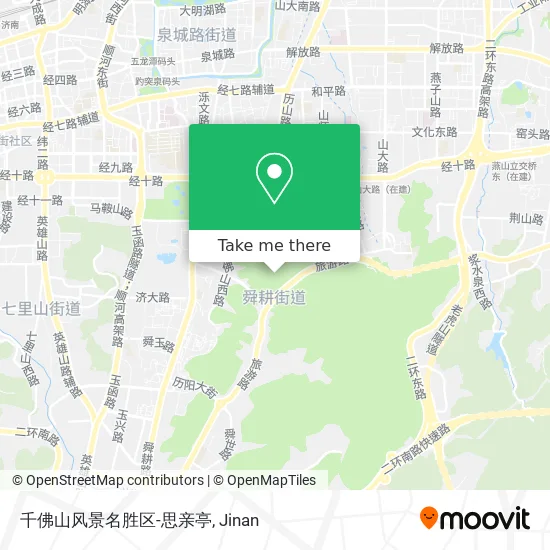 千佛山风景名胜区-思亲亭 map