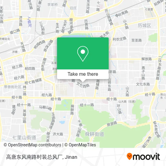 高唐东风南路时装总风厂 map