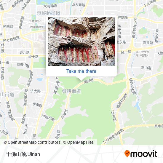千佛山顶 map