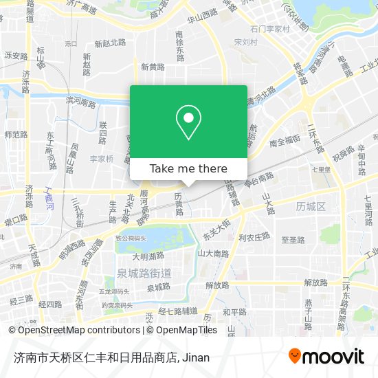 济南市天桥区仁丰和日用品商店 map