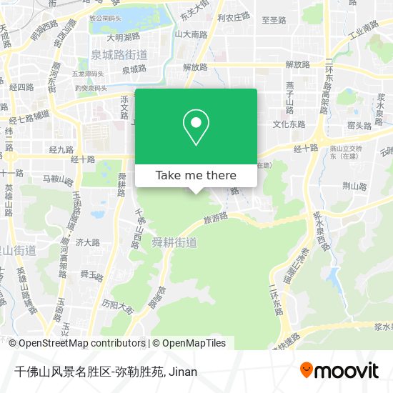 千佛山风景名胜区-弥勒胜苑 map